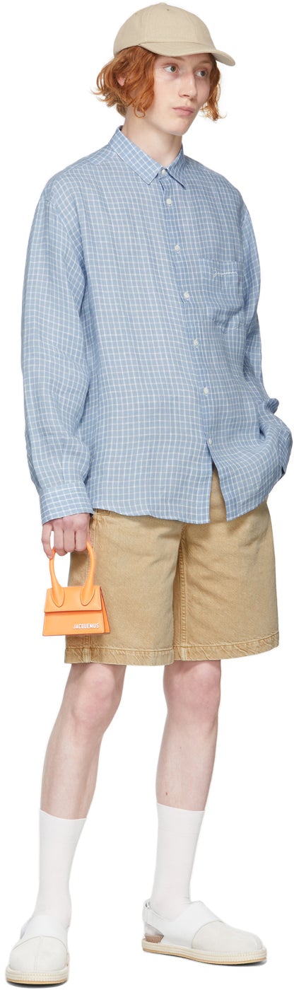 Jacquemus Beige Denim 'Le Short De Nimes' Shorts
