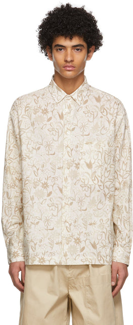 Jacquemus Beige 'La Chemise Baou' Shirt - Chemise Jacqueumus Beige 'La Chemise Baou' - JacqueMus 베이지 'La Chemise Baou'셔츠