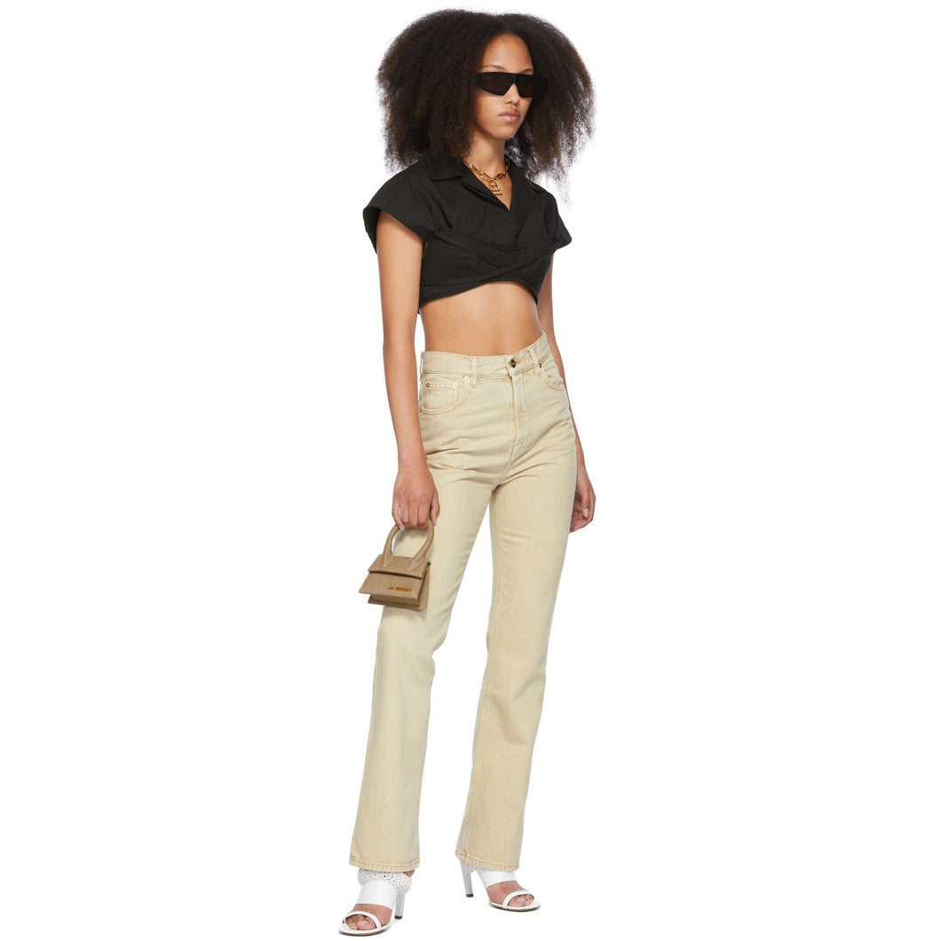 Jacquemus Beige 'Le De Nimes' Jeans