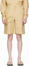 Jacquemus Beige 'Le Short Raphia' Shorts - Short de Jacqueumus Beige 'Le court Raphia' - JacqueMus 베이지 (Le Short Raphia) 반바지