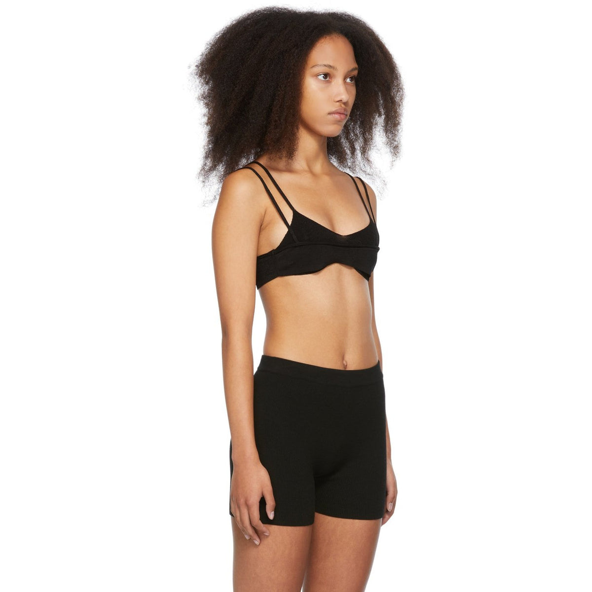Jacquemus Black 'La Bandeau Novio' Bra