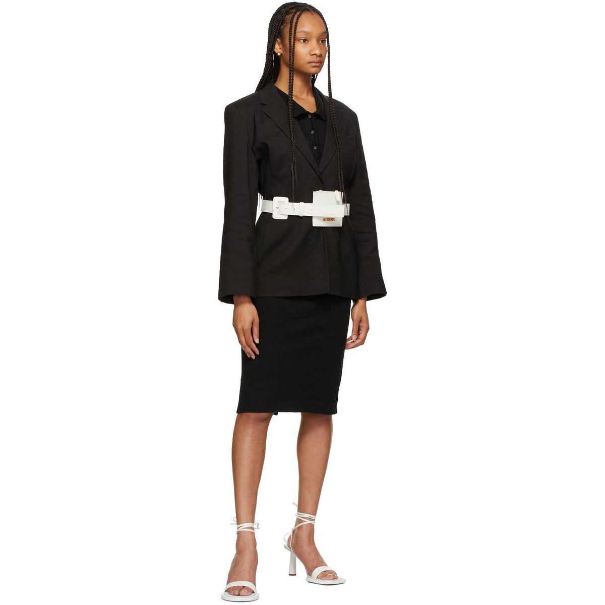 Jacquemus Black 'La Robe Santon' Dress