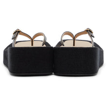 Jacquemus Black 'Les Tatanes Lin' Sandals