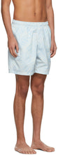 Jacquemus Blue 'Le Maillot Peinture' Swim Shorts