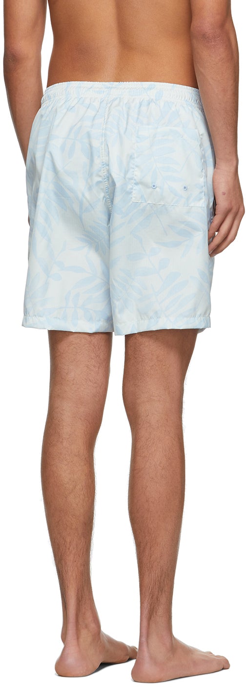 Jacquemus Blue 'Le Maillot Peinture' Swim Shorts