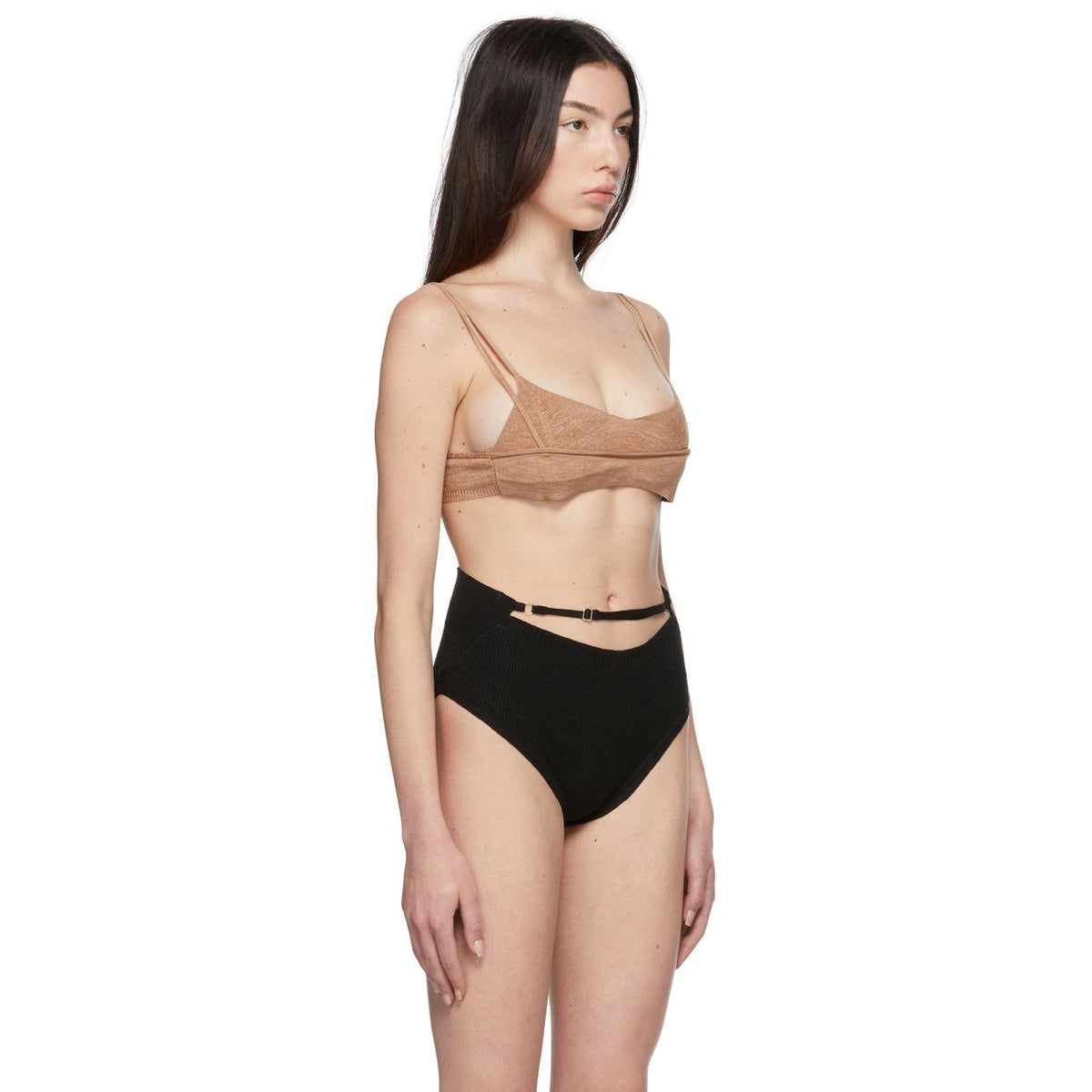 Jacquemus Brown 'Le Bandeau Novio' Bra