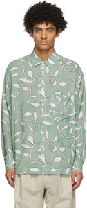 Jacquemus Green 'La Chemise Baou' Shirt - Jacqueumus Green 'La Chemise Baou' chemise - Jacquemus 그린 'La Chemise Baou'셔츠