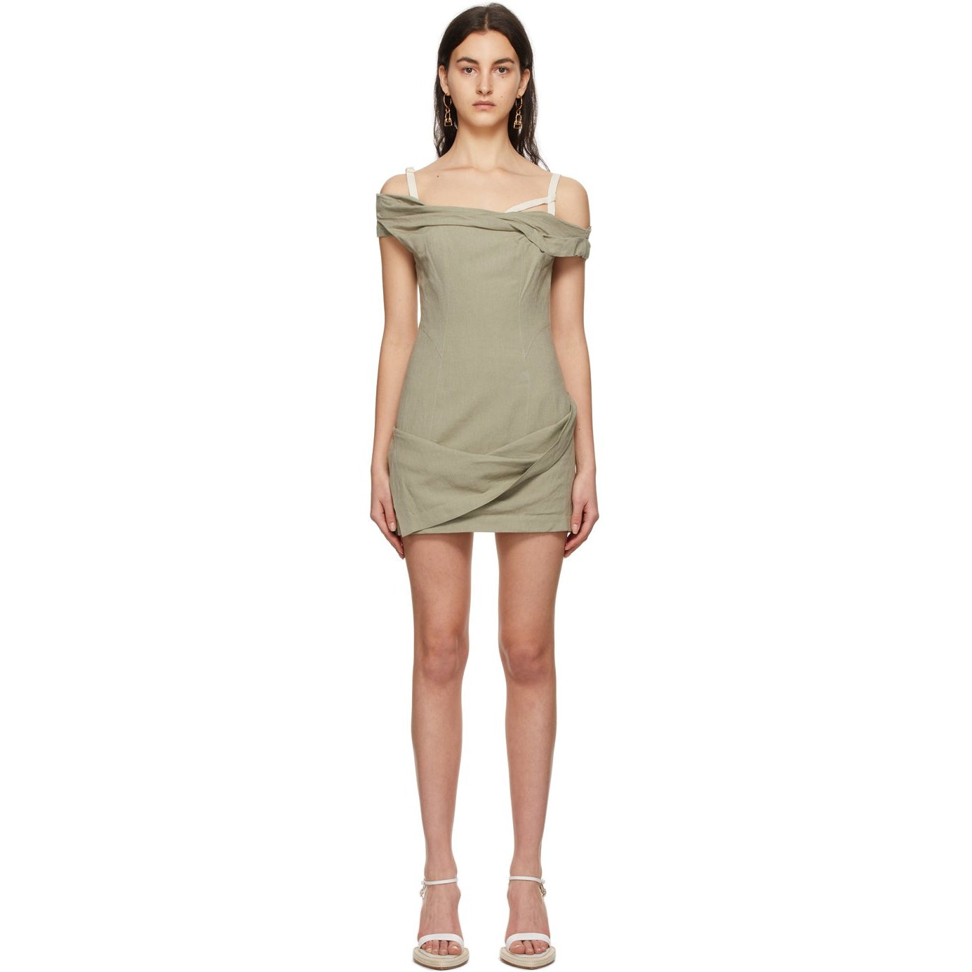 Jacquemus Green 'La Robe Foglio' Dress – BlackSkinny