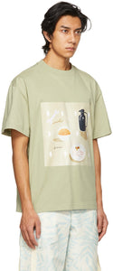 Jacquemus Green 'Le T-Shirt Tableau' T-Shirt