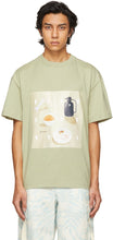 Jacquemus Green 'Le T-Shirt Tableau' T-Shirt - Jacqueumus Green 'Le T-shirt Tableau Tableau' - Jacquemus 그린 '르 T 셔츠 Tableau'티셔츠