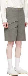 Jacquemus Grey 'Le Short Colza' Shorts