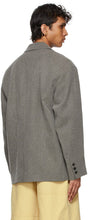 Jacquemus Grey Linen 'La Veste Novi' Blazer