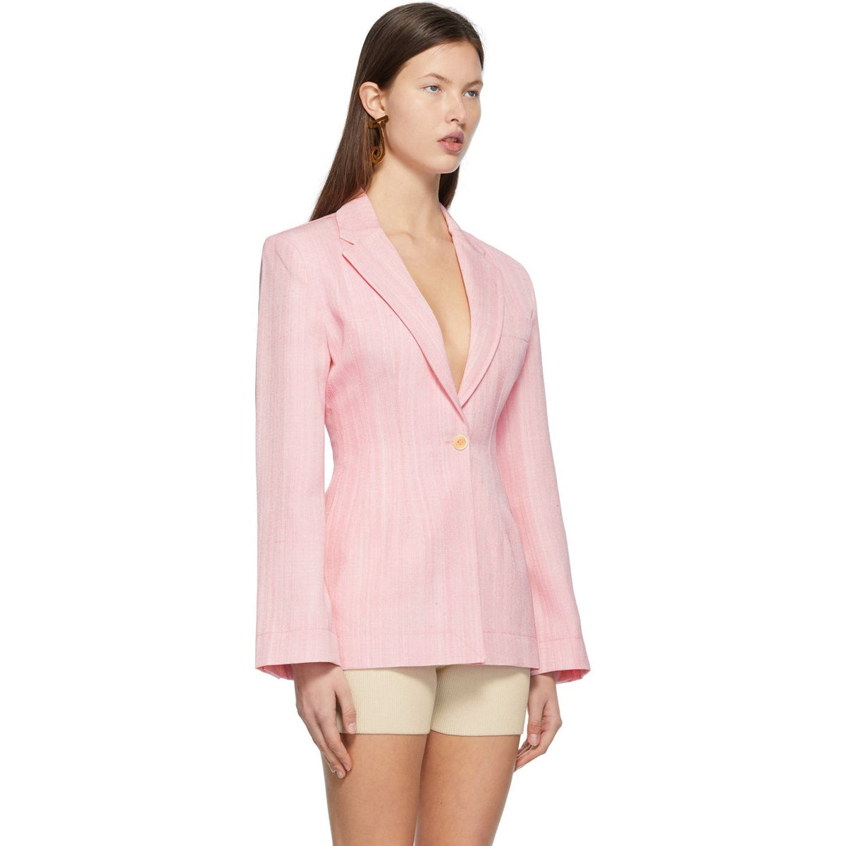 Jacquemus Pink 'La Veste Novio' Blazer