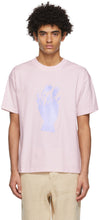 Jacquemus Pink 'Le T-Shirt Bouquet' T-Shirt - Jacqueumus rose 'Le T-shirt Bouquet' T-shirt - JacqueMus 핑크 '르 티셔츠 꽃다발'티셔츠