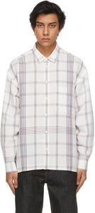 Jacquemus White Check 'La Chemise Baou' Shirt - Jacqueumus White Check 'La Chemise Baou' chemise - JacqueMus 화이트 체크 'La Chemise Baou'셔츠