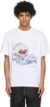 Jacquemus White 'Le T-Shirt Cerises' T-Shirt - T-shirt Jacqueumus White 'Le T-shirt' Cerises ' - JacqueMus 화이트 '르 티셔츠 시아큐즈'티셔츠