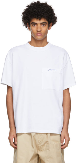 Jacquemus White 'Le T-Shirt Citrons' T-Shirt - T-shirt Jacquemus White 'Le T-shirt Citrons' - Jacquemus 화이트 '르 T 셔츠 Citrons'티셔츠