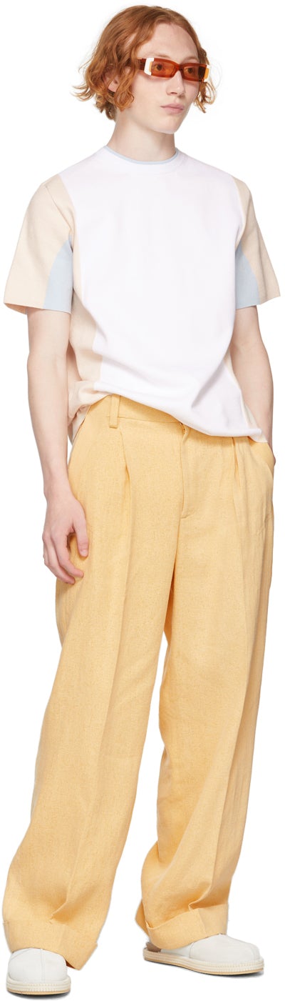 Jacquemus White 'Le T-Shirt Colza' T-Shirt