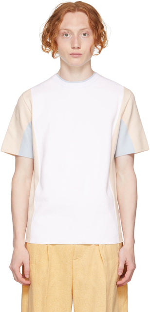 Jacquemus White 'Le T-Shirt Colza' T-Shirt - Jacqueumus White 'Le T-shirt Colza' T-shirt - Jacquemus 화이트 '르 T 셔츠 콜라'티셔츠