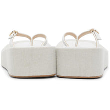 Jacquemus White 'Les Tatanes Lin' Sandals