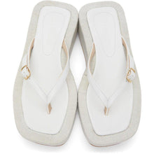 Jacquemus White 'Les Tatanes Lin' Sandals