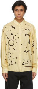 Jacquemus Yellow Summer 21 Print 'La Chemise Henri' Shirt - Jacqueume Jaune Été 21 Imprimer 'La Chemise Henri' Shirt - JacqueMus 노란색 여름 21 인쇄 'La Chemise Henri'셔츠