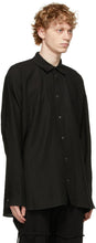 Jan-Jan Van Essche Black Wide Fit Shirt