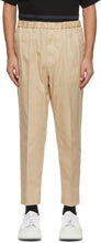 Jil Sander Beige Gabardine Cropped Trousers - Jil Sander Pantalon recadré beige gabardine - 길 샌더 베이지가 비데민은 바지를 자른다