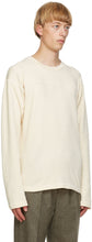 Jil Sander Beige Panelled Long Sleeve T-Shirt