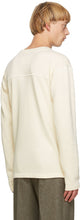 Jil Sander Beige Panelled Long Sleeve T-Shirt