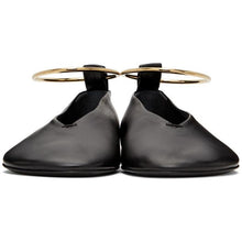 Jil Sander Black Classic Anklet Ballerina Flats
