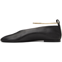 Jil Sander Black Classic Anklet Ballerina Flats