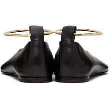 Jil Sander Black Classic Anklet Ballerina Flats