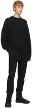 Jil Sander Black French Terry Lounge Pants