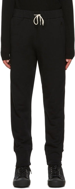 Jil Sander Black French Terry Lounge Pants - Jil Sander Black French Terry Lounge Pants - 긴 샌더 블랙 프랑스 테리 라운지 바지