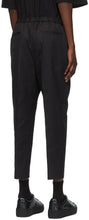 Jil Sander Black Gabardine Cropped Trousers