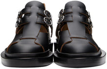 Jil Sander Black Leather Antick Loafers