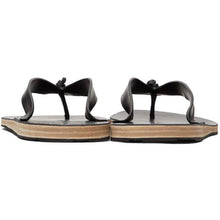 Jil Sander Black Leather Sandals