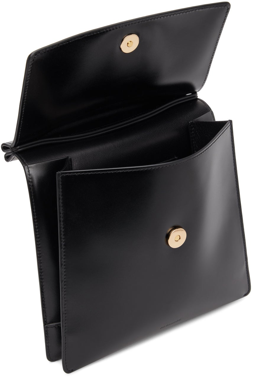 Jil Sander Black Medium Sphere Chain Bag