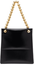 Jil Sander Black Medium Sphere Chain Bag - Jil Sander Black Medium Sphere Chain Sac - 길 샌더 블랙 미디엄 구 체인 백