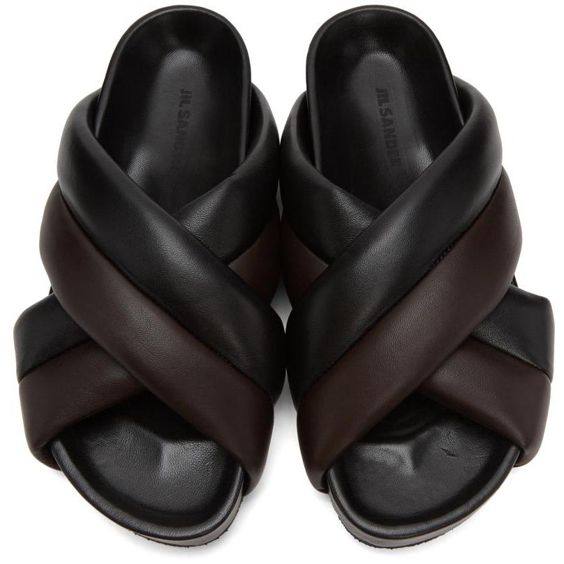 Jil Sander Black Nappa Sandals - Jil Sander Sandales Nappa Nappa Nappa - JIM 샌더 검은 나파 샌들