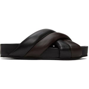 Jil Sander Black Nappa Sandals – BlackSkinny