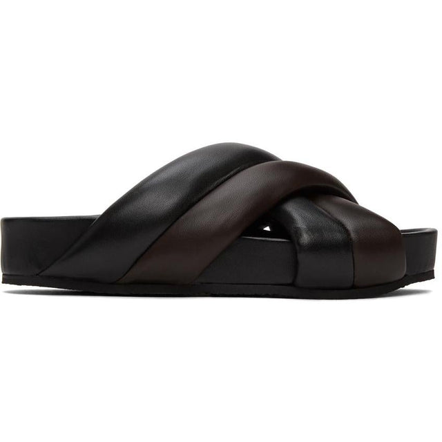Jil Sander Black Nappa Sandals