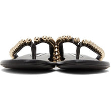 Jil Sander Black Pearl Sandals