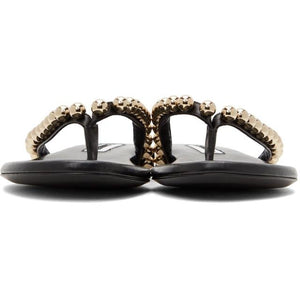 Jil Sander Black Pearl Sandals