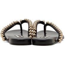Jil Sander Black Pearl Sandals