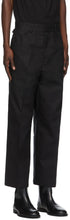 Jil Sander Black PiquÃ© Cropped Structured Trousers