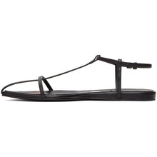 Jil Sander Black Polka Dot Pointy Toe Flat Sandals