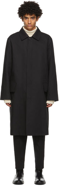 Jil Sander Black Sport Trench Coat - Jil Sander Black Sport Trench Coat - 길 샌더 블랙 스포츠 트렌치 코트