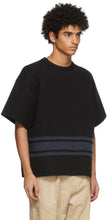 Jil Sander Black Stripe Sweater T-Shirt